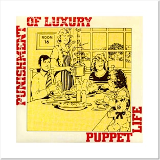 Puppet Life 1978 Post Punk Throwback Design Posters and Art